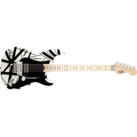 EVH Striped Series White with Black...