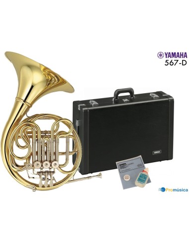 Trompa Yamaha YHR567 desmontable con estuche y accesorios