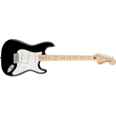 Squier Affinity Series™ Stratocaster®, Maple Fingerboard, White Pickguard, Black