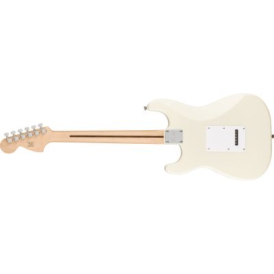 Squier Affinity Series™ Stratocaster®, Maple Fingerboard, White Pickguard, Olympic White 2