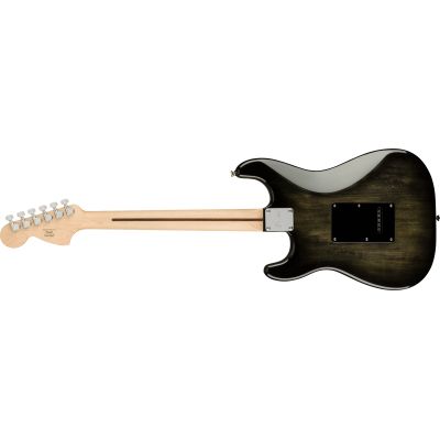 Squier Affinity Series™ Stratocaster® FMT HSS, Maple Fingerboard, Black Pickguard, Black Burst 2