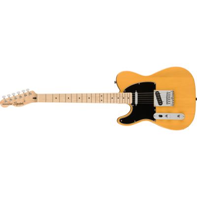 Squier Affinity Series™ Telecaster® Left-Handed, Maple Fingerboard, Black Pickguard, Butterscotch Blonde