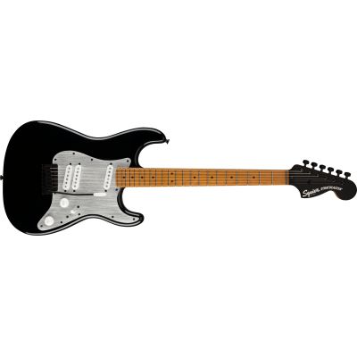Squier Contemporary Stratocaster® Special, Roasted Maple Fingerboard, Silver Anodized Pickguard, Black