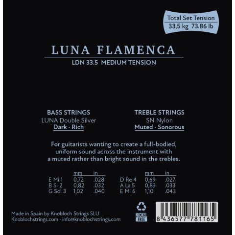 JUEGO FLAMENCO KNOBLOCH LUNA MEDIUM...