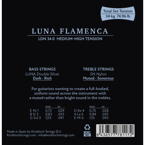 JUEGO FLAMENCO KNOBLOCH LUNA MEDIUM...