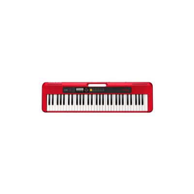 CASIO CT-S200RD con 61 Teclas en Color Rojo. Alimentador Incluido 2