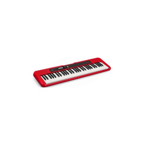CASIO CT-S200RD con 61 Teclas en Color Rojo. Alimentador Incluido