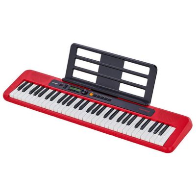 CASIO CT-S200RD con 61 Teclas en Color Rojo. Alimentador Incluido
