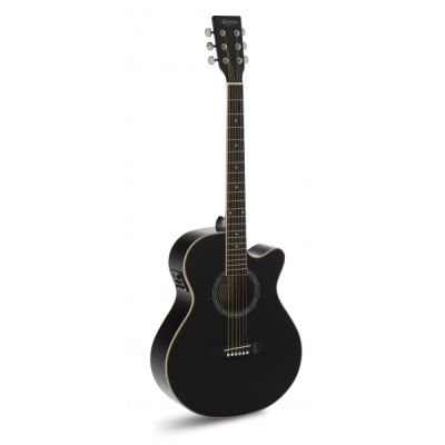 ACÚSTICA ADMIRA INDIANA MINI JUMBO NEGRA