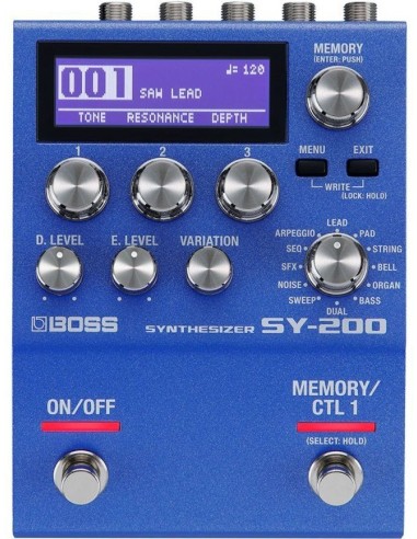 BOSS SY-200 Synthesizer frontal