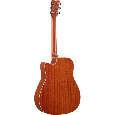 YAMAHA FGC-TA BROWN SUNBURST cuerpo 2