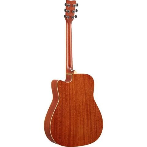 YAMAHA FGC-TA BROWN SUNBURST trasera