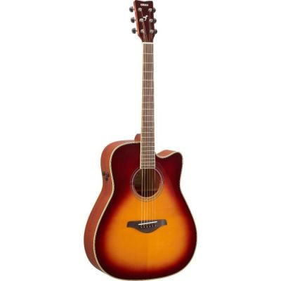 YAMAHA FGC-TA BROWN SUNBURST perfil