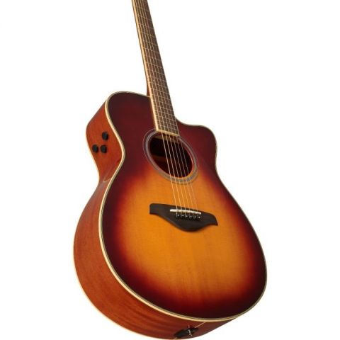 YAMAHA FSC-TA BROWN SUNBURST TRANSACOUSTIC PERFIL