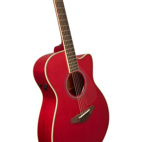 YAMAHA FSC-TA RUBY RED TRANSACOUSTIC LATERAL