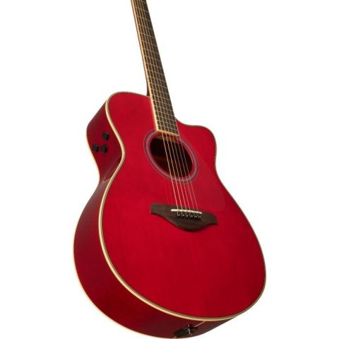 YAMAHA FSC-TA RUBY RED TRANSACOUSTIC PERFIL