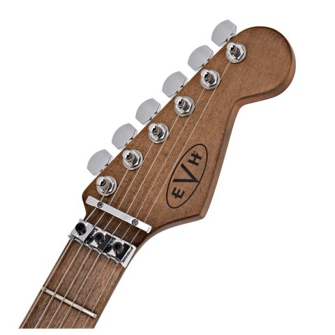 EVH Striped Series Frankenstein™ Frankie, Maple Fingerboard, Red with Black Stripes Relic