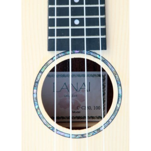 EGMOND C380.100V UKELELE CONCIERTO CON TAPA MACIZA SAPELI BOCA