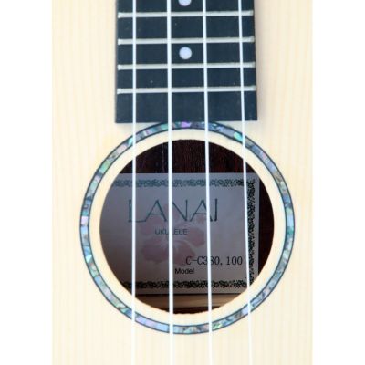 EGMOND C380.100V UKELELE CONCIERTO CON TAPA MACIZA SAPELI BOCA
