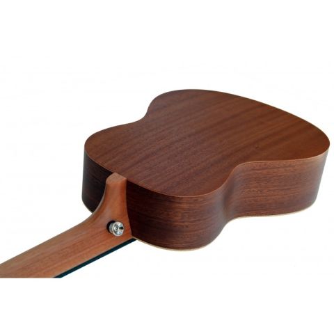 EGMOND C380.100V UKELELE CONCIERTO CON TAPA MACIZA SAPELI TRASERA 2