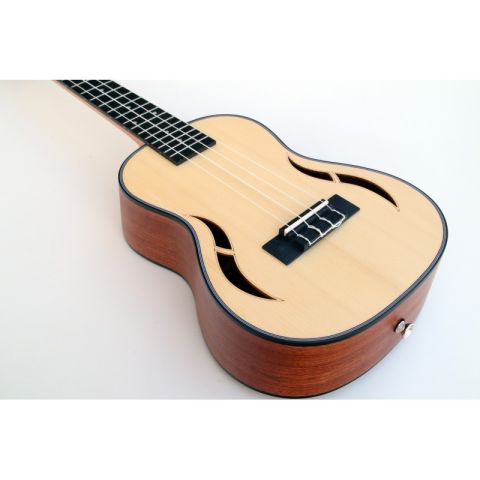 EGMOND C380.105V UKELELE CONCIERTO CON TAPA MACIZA CAOBA cuerpo