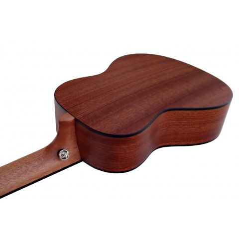 EGMOND C380.105V UKELELE CONCIERTO CON TAPA MACIZA CAOBA trasera