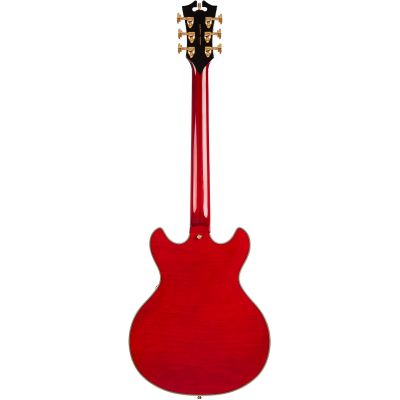 D'Angelico Excel Mini DC Trans Cherry Japan back