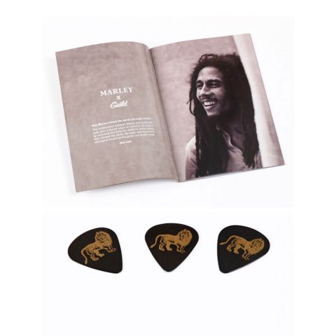 Guild A-20 Bob Marley Signature Dreadnought Folleto y puas