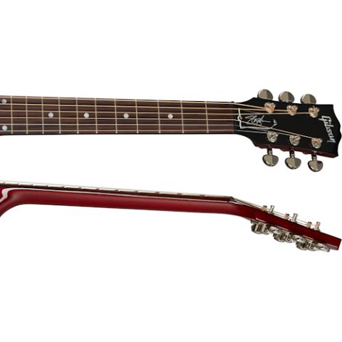 Gibson Slash J-45 Vermillion Burst con Estuche