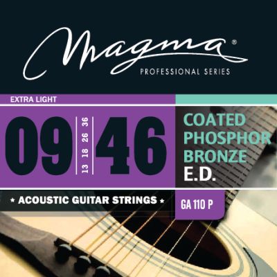 Magma GA110P Juego Cuerdas Acústica Coated 009 - 046