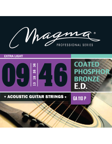 Magma GA110P Juego Cuerdas Acústica Coated 009 - 046