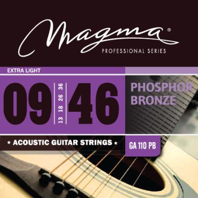 Magma GA110PB Juego Cuerdas Acústica Phosphor Bronze 009 - 046