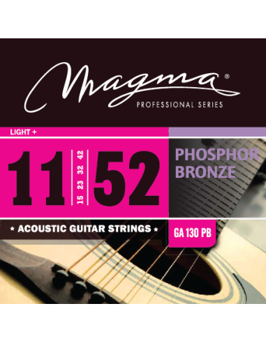Magma GA130PB Juego Cuerdas Acústica Phosphor Bronze 011 - 052