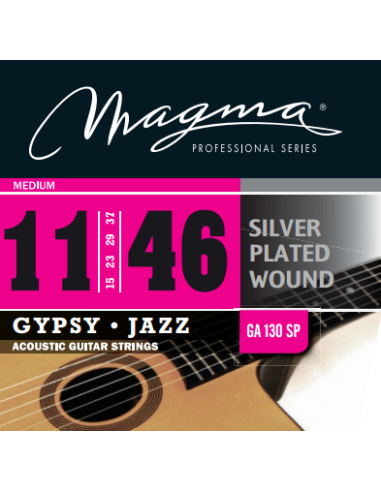 GA130SP Juego Cuerdas Acústica Gypsy Jazz 011 - 046