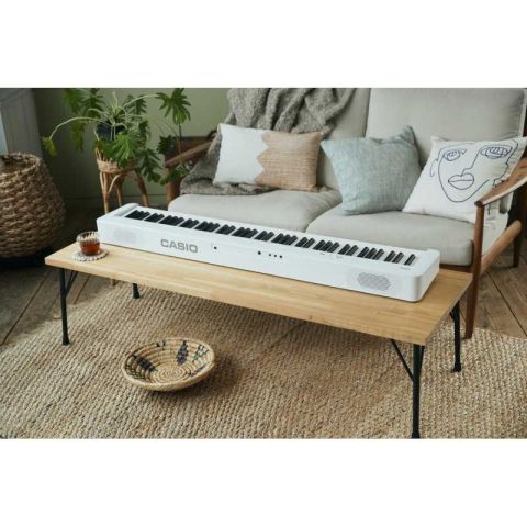 CASIO CDP-S110 WE PIANO DIGITAL BLANCO TRASERA