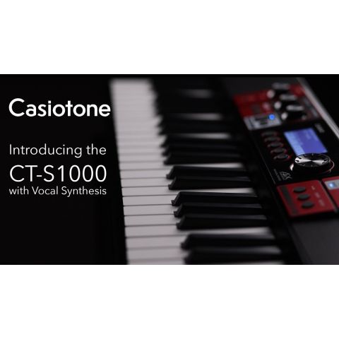 CASIO CT-S1000V Teclado 61 teclas con sensibilidad vocal synthesis