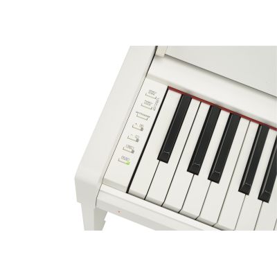 Pack Yamaha YDP S35 Blanco Piano digital con banqueta regulable y auricular incluido 2