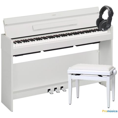 Pack Yamaha YDP S35 Blanco Piano digital
