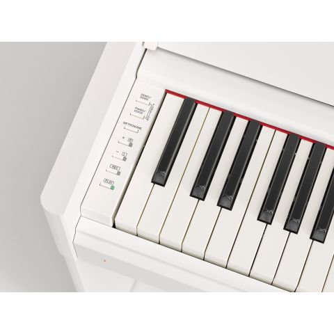 Pack Yamaha YDP S55 Arius Blanco Piano digital detalle