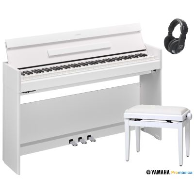 Pack Yamaha YDP S55 Arius Blanco Piano digital