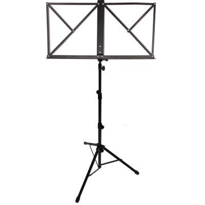 OQAN APS-03 Atril fijo plegable de acero negro