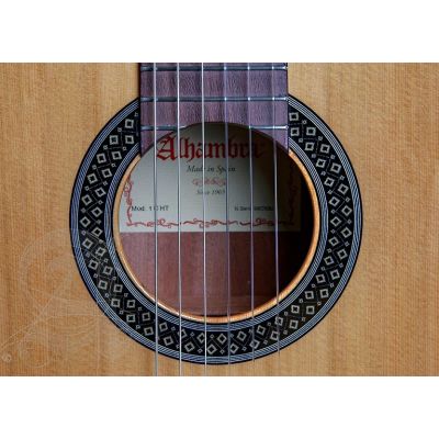 Alhambra Guitarra Clásica 1C Hybrid Terra + funda 9730 10mm
