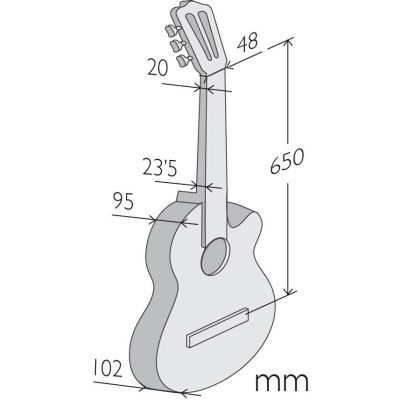 Alhambra CS-1 CW ELECTRIFICADA FISHMAN E1