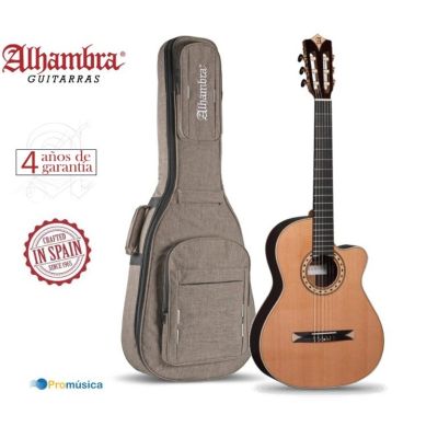 Alhambra CS-3 CW ELECTRIFICADA FISHMAN E8 + funda 9738 25mm