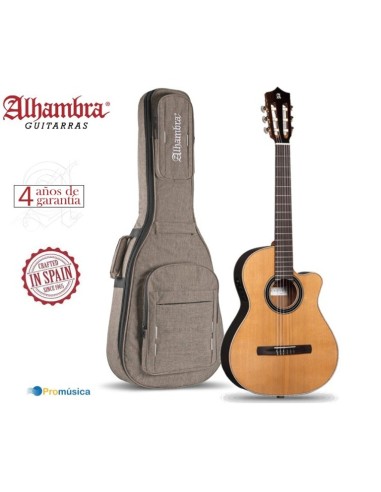 Alhambra CS-LR CW ELECTRIFICADA FISHMAN E1 + Funda 9738 25mm
