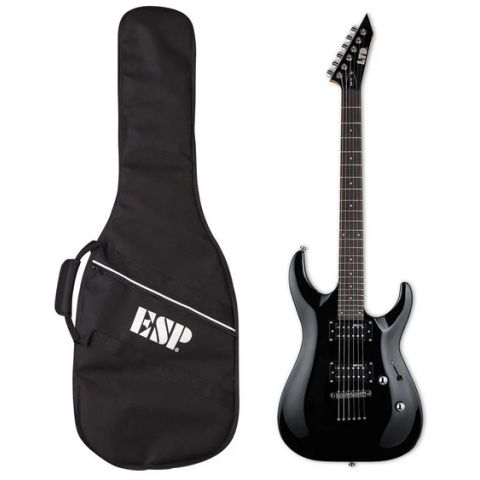 ESP LTD MH-10 Black con funda