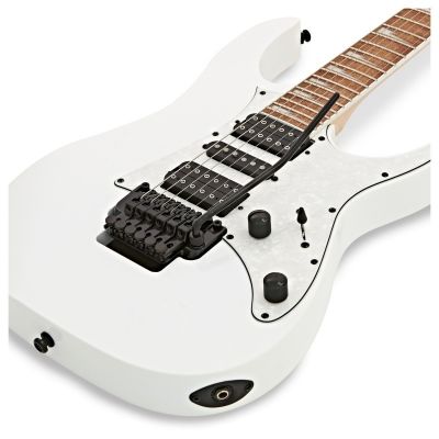 Ibanez RG350 DXZ Guitarra eléctrica blanca cuerpo