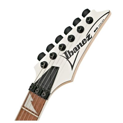 Ibanez RG350 DXZ Guitarra eléctrica blanca pala