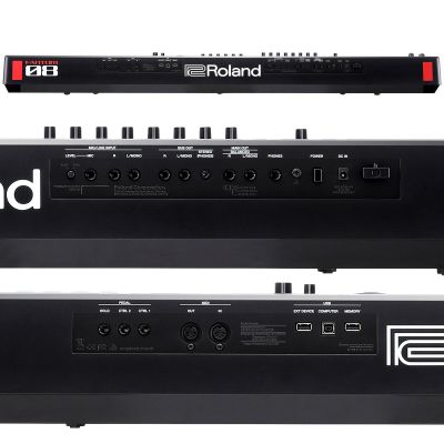 ROLAND FANTOM-08 Teclado sintetizador 88 teclas trasera