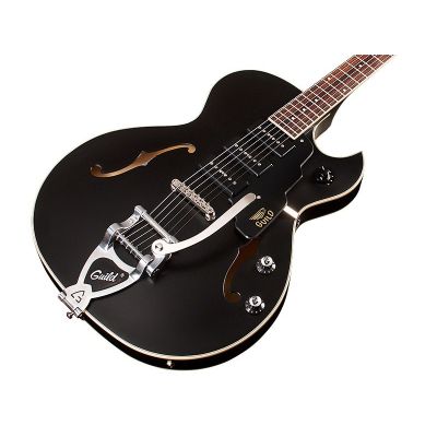 Guild Starfire I Jet 90 Black Satin puente